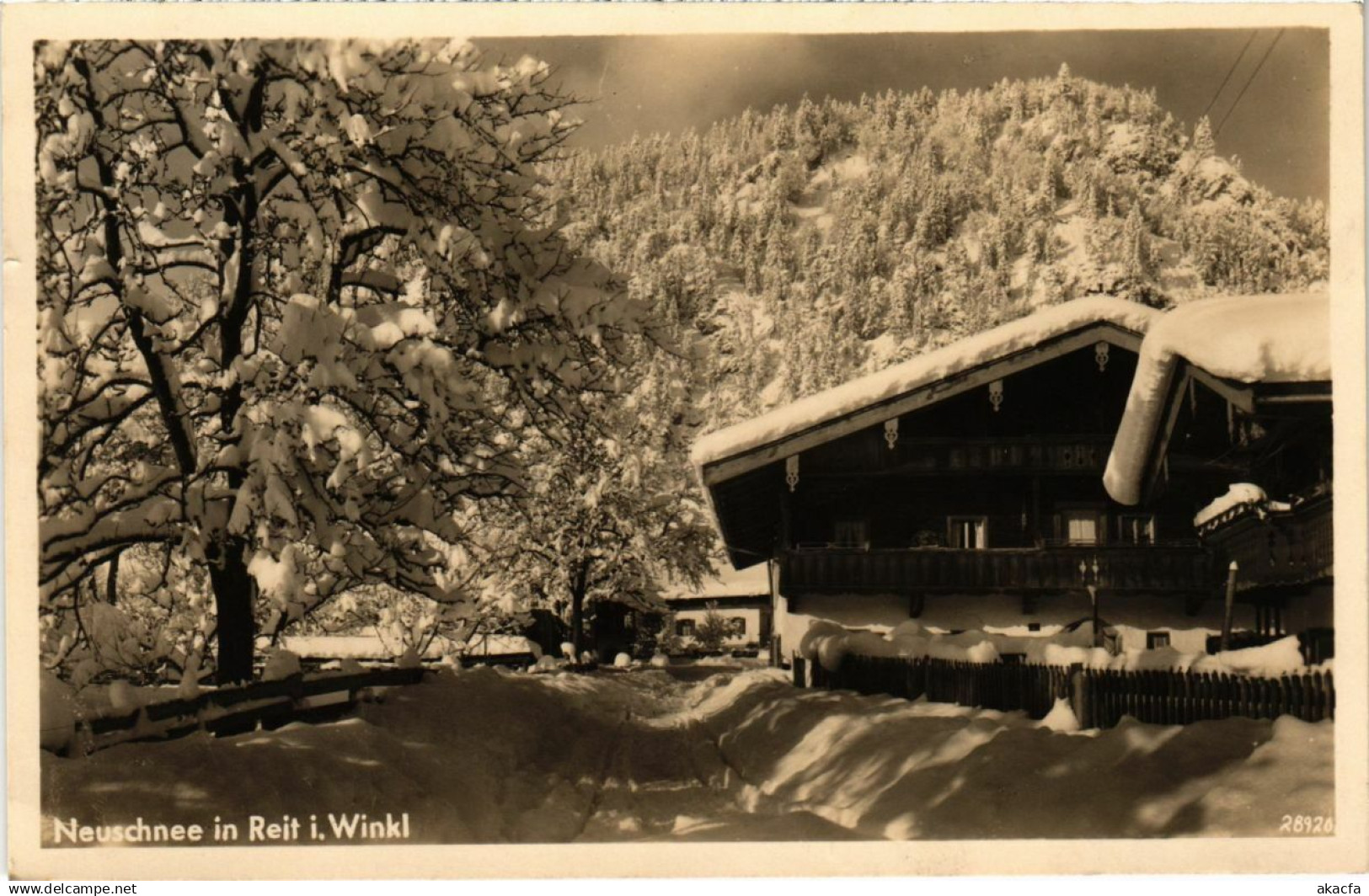 CPA Reit im Winkl - Neuschnee in Reit im Winkl GERMANY (1034422)