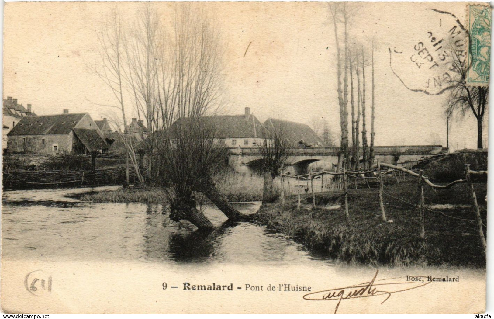 CPA REMALARD - Pont de l'Huisne (356496)