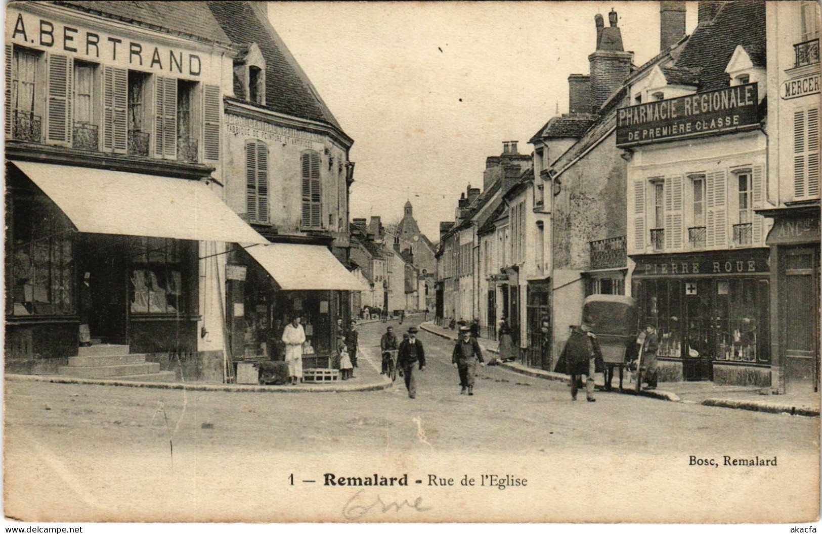 CPA Remalard-Rue de I'Eglise (800249)