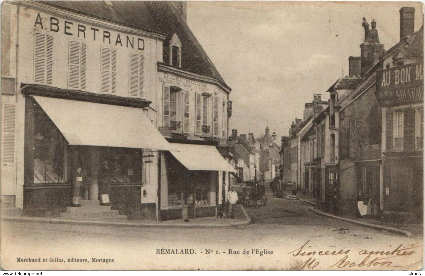 CPA RÉMALARD - Rue de l'Eglise (138678)