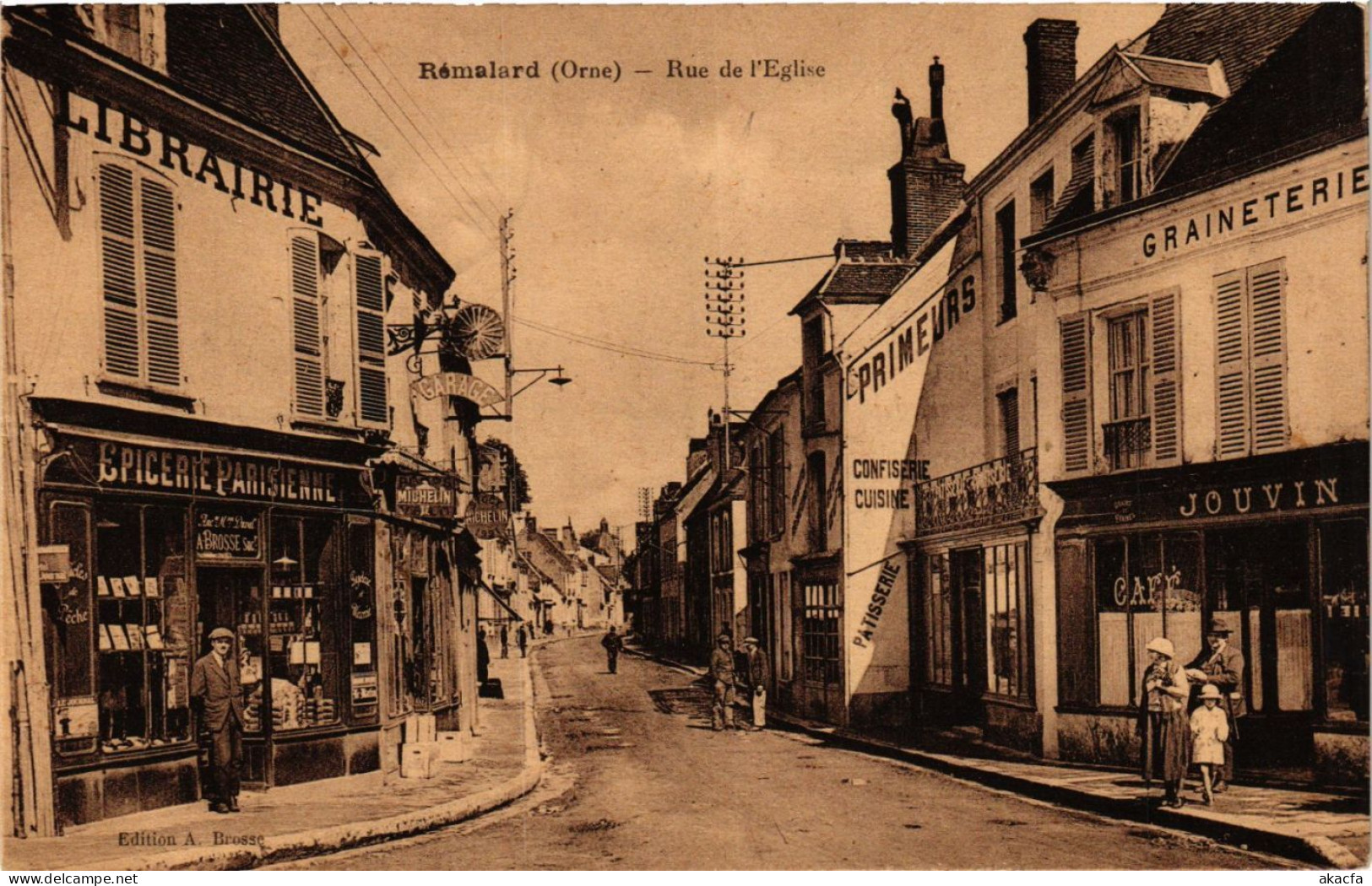 CPA Remalard - Rue de L'Eglise (259151)