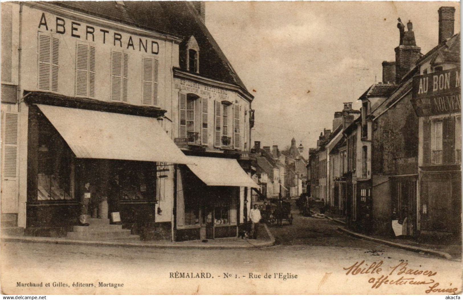 CPA REMALARD - Rue de l'Église (356494)