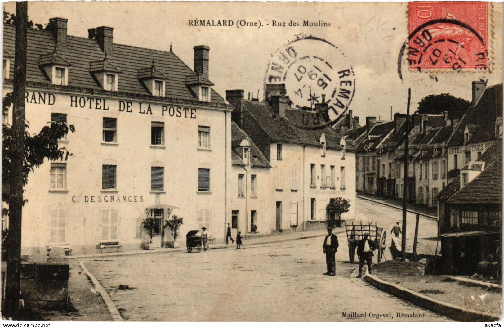 CPA Remalard - Rue des Moulins (259152)