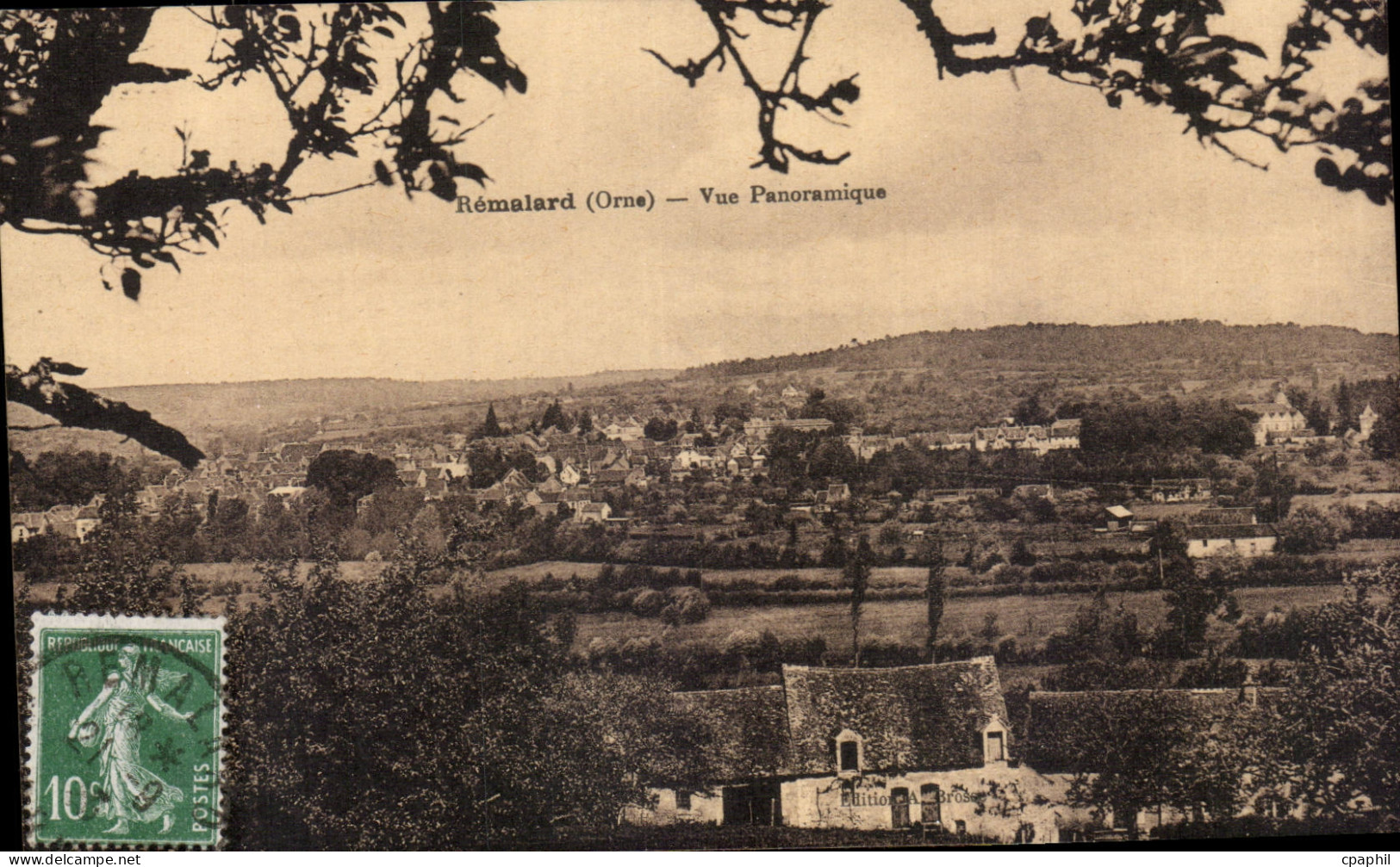 CPA Remalard Vue panoramique