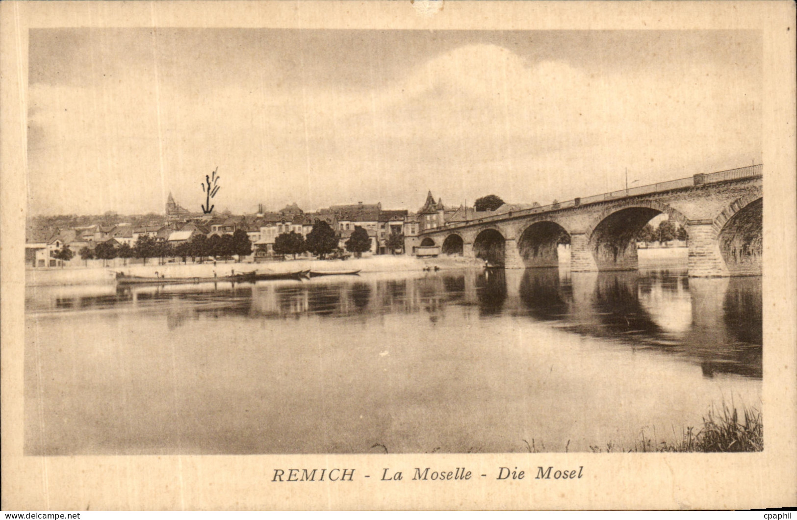 CPA Remich La Moselle Die Mosel