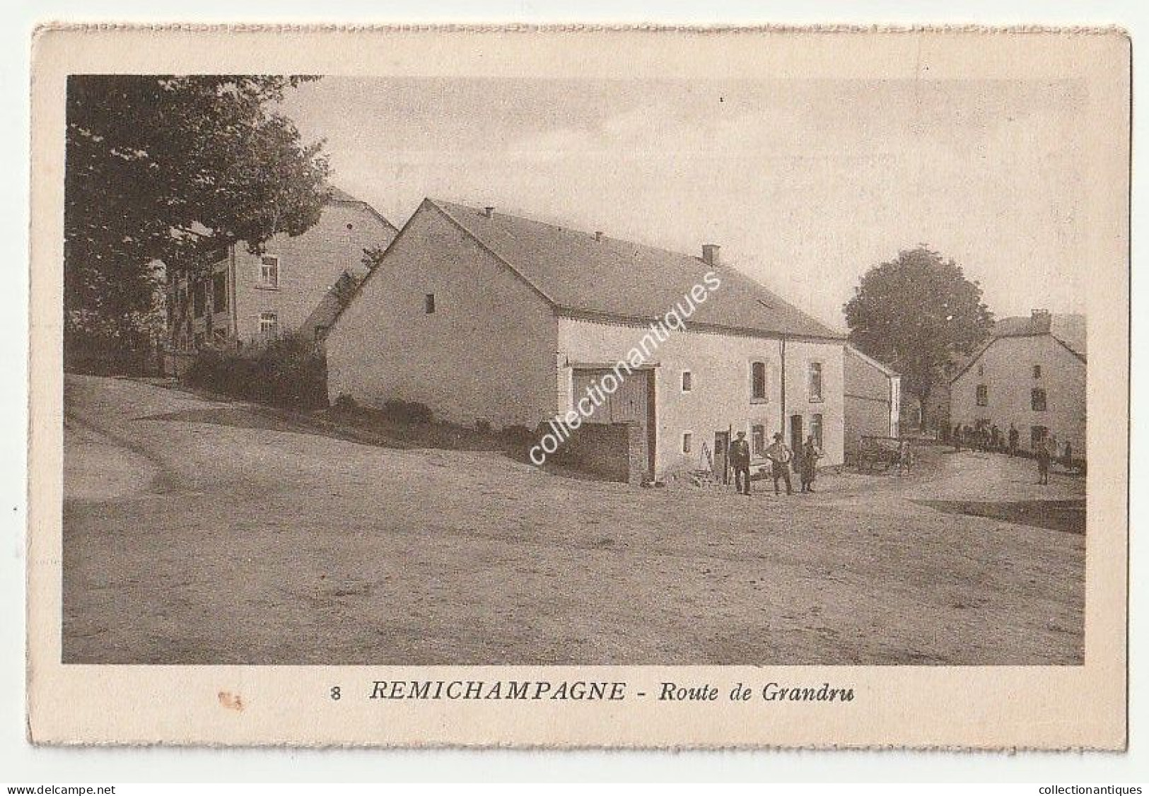 CPA Remichampagne - Route de Grandru  - Non circulée - Divisée - Phototypie moderne Bruxelles