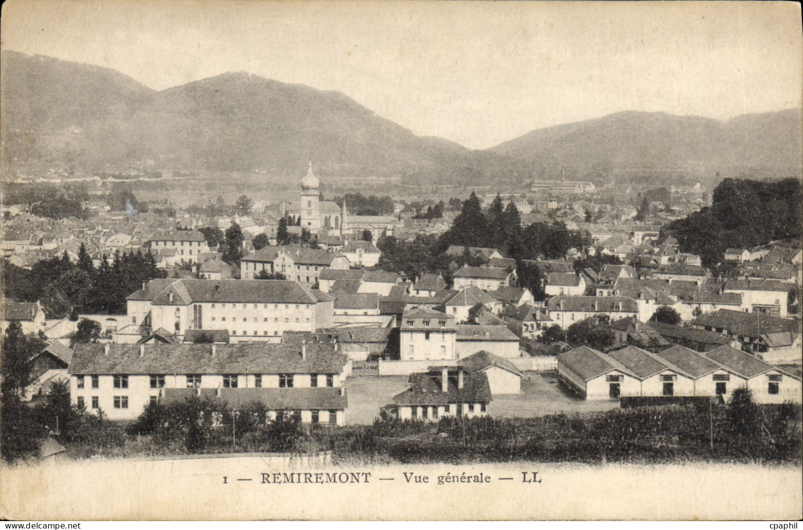 CPA Remiremont Vue Generale