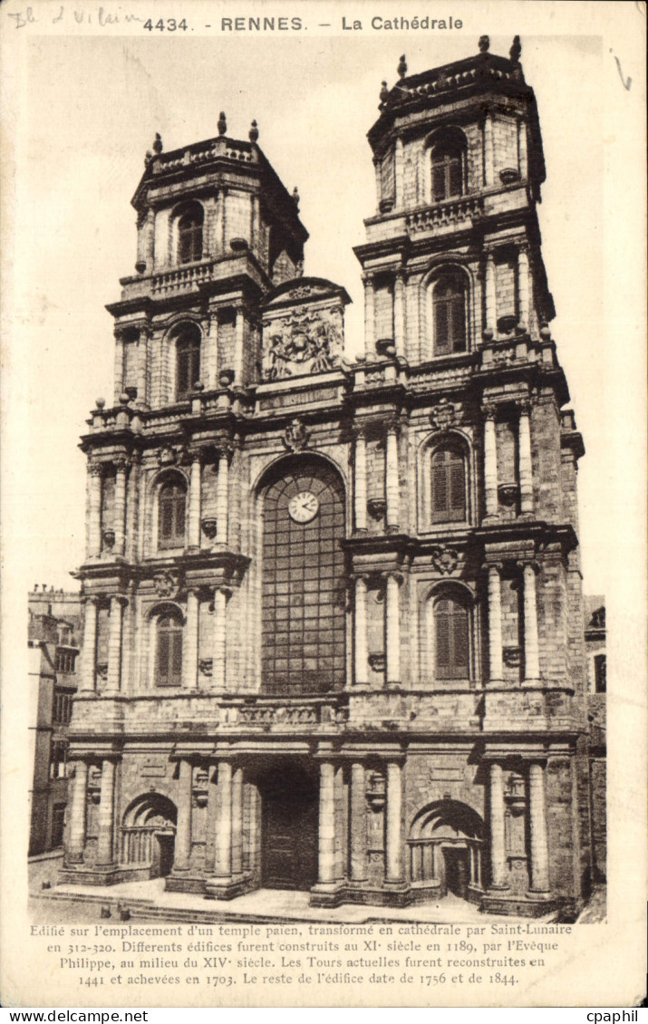 CPA Rennes La Cathedrale