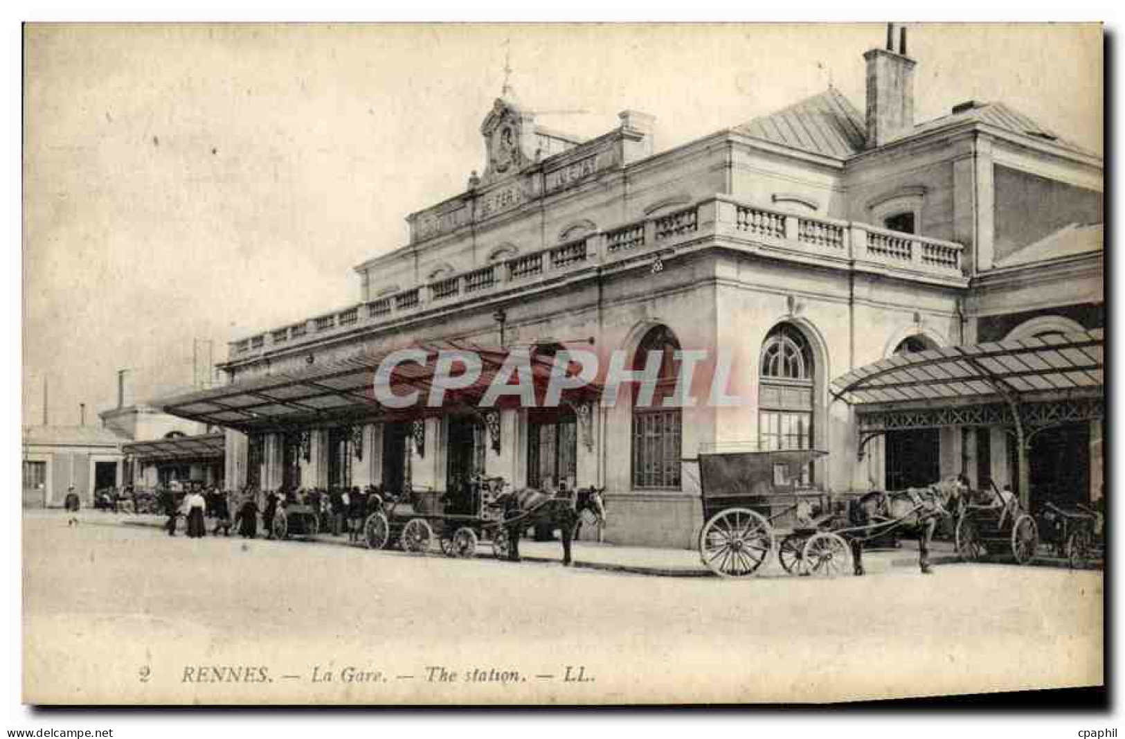 CPA Rennes La Gare