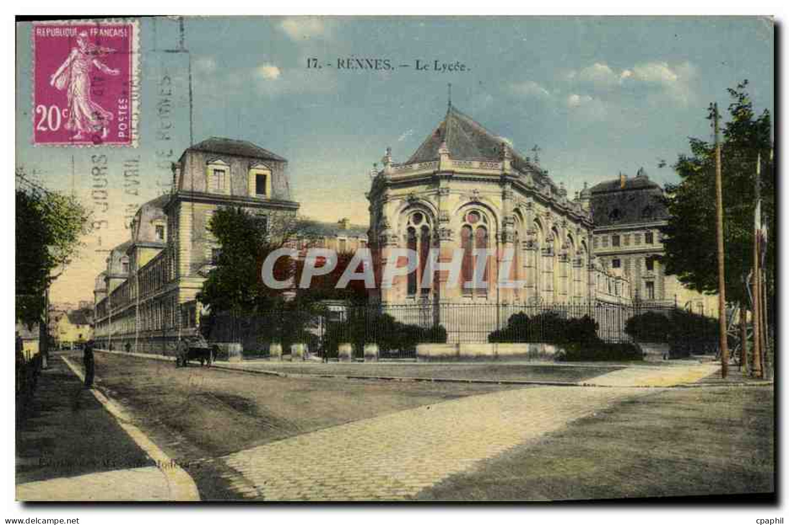 CPA Rennes Le Lycee