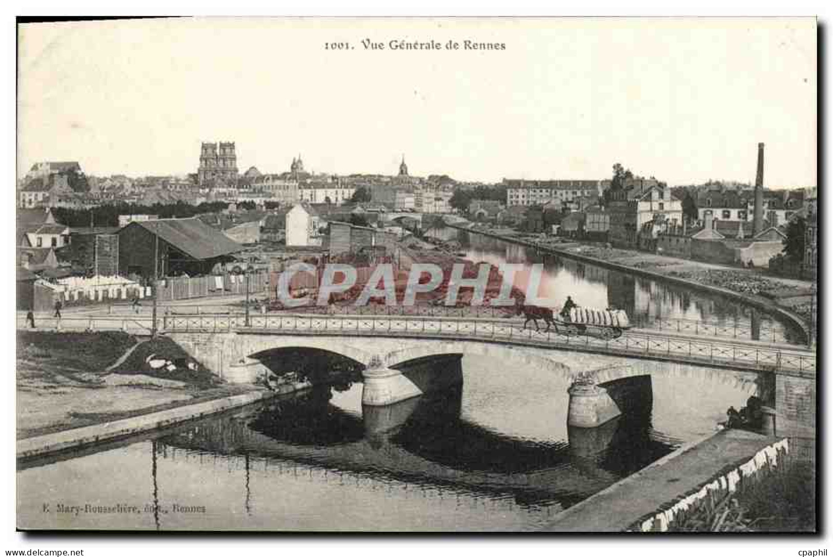 CPA Rennes Vue Generale