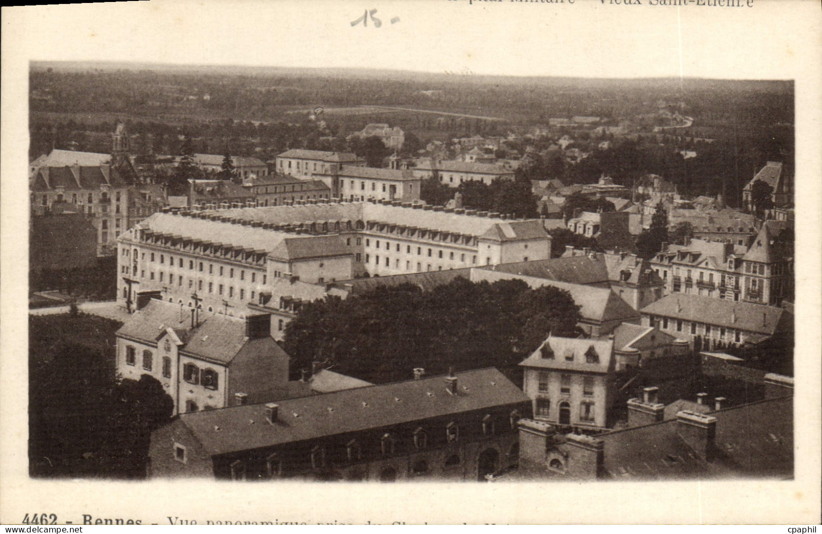 CPA Rennes vue panoramique