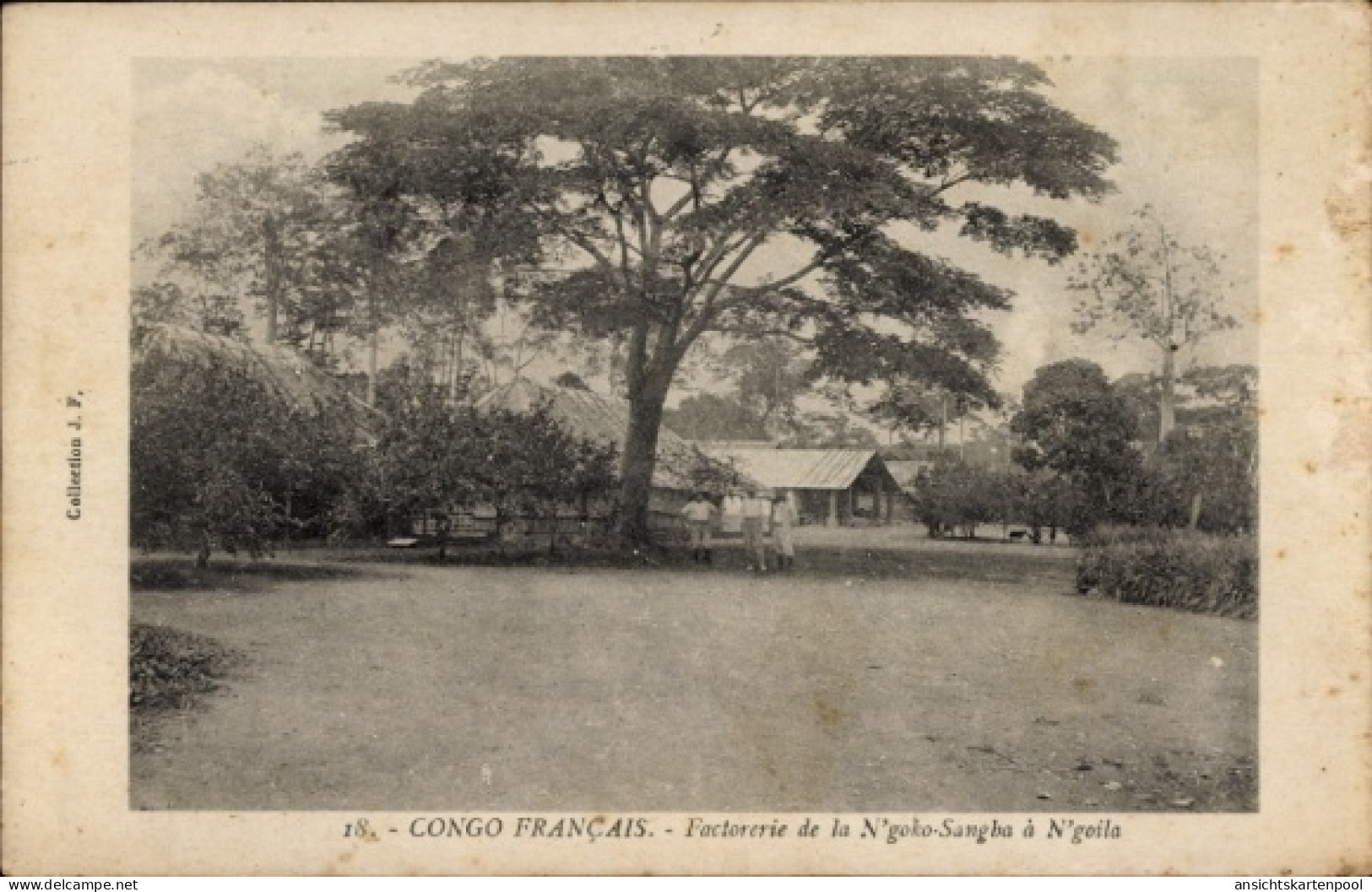 CPA Republik Kongo Französisch Kongo, Blick zur Fabrik