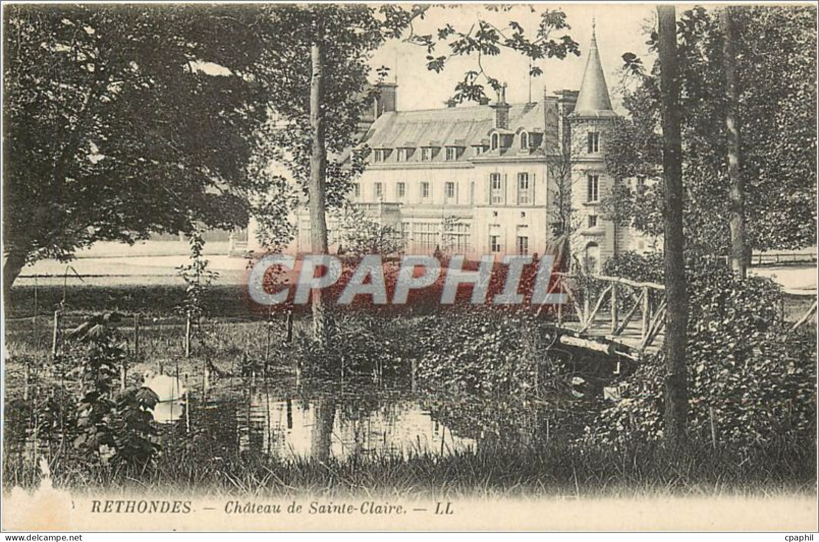 CPA Rethondes Chateau de Sainte Claire