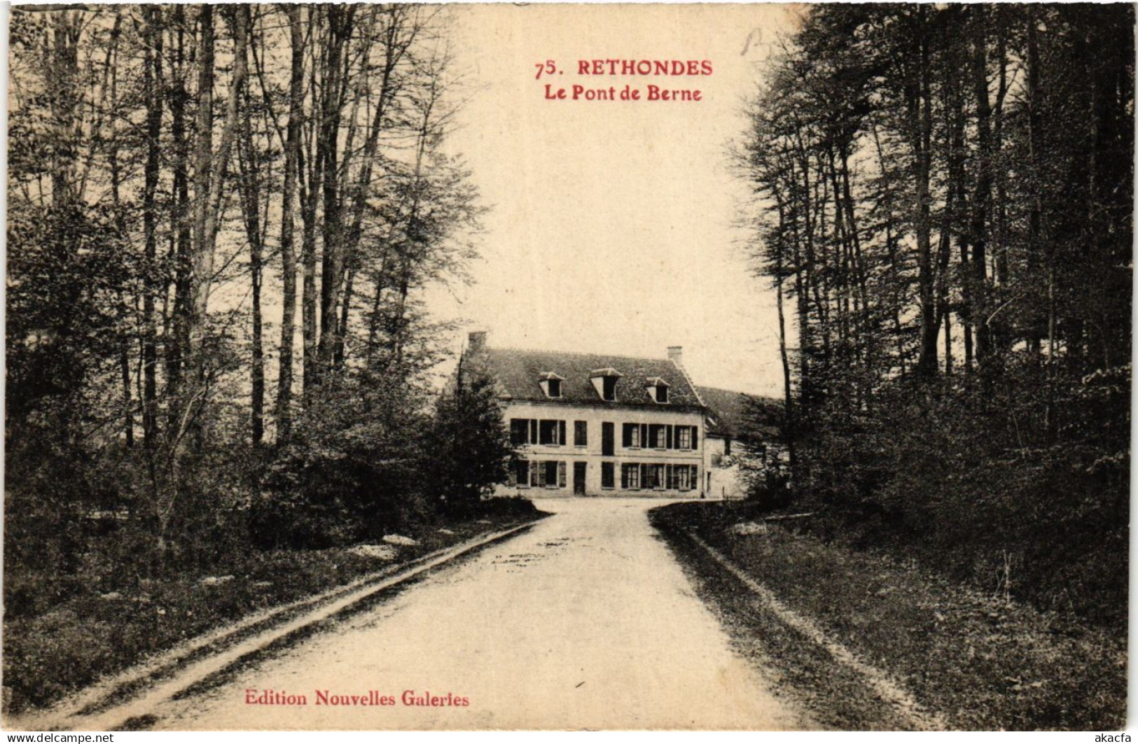 CPA RETHONDES - Le Pont de Berne (423255)