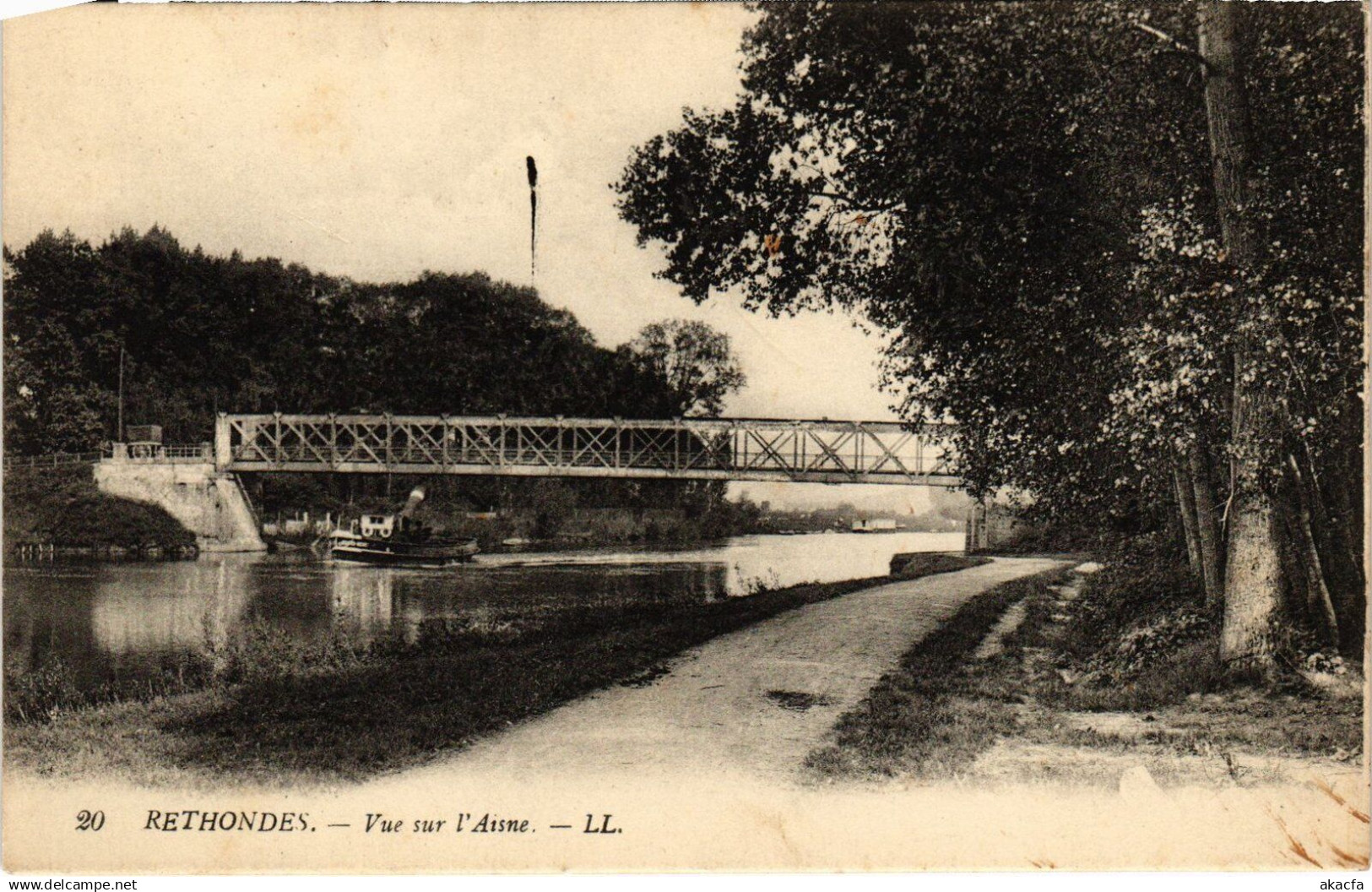 CPA Rethondes Vue sur l'Asien (1187490)