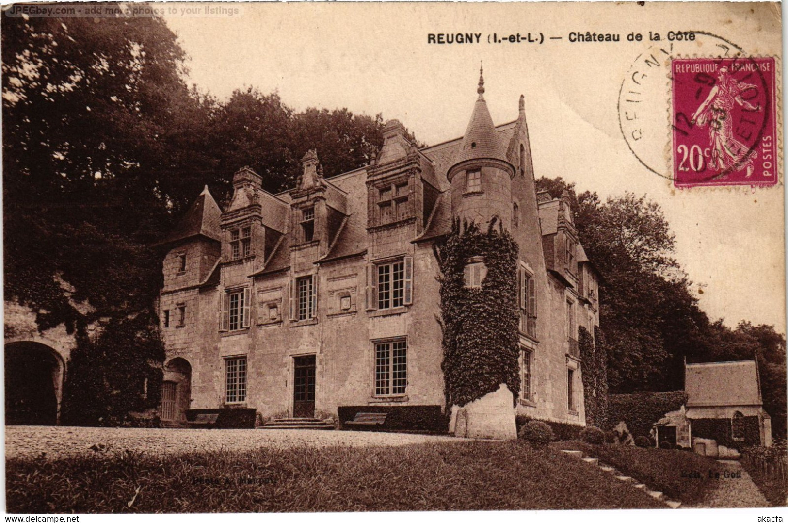 CPA Reugny Chateau de la Cote (1472566)