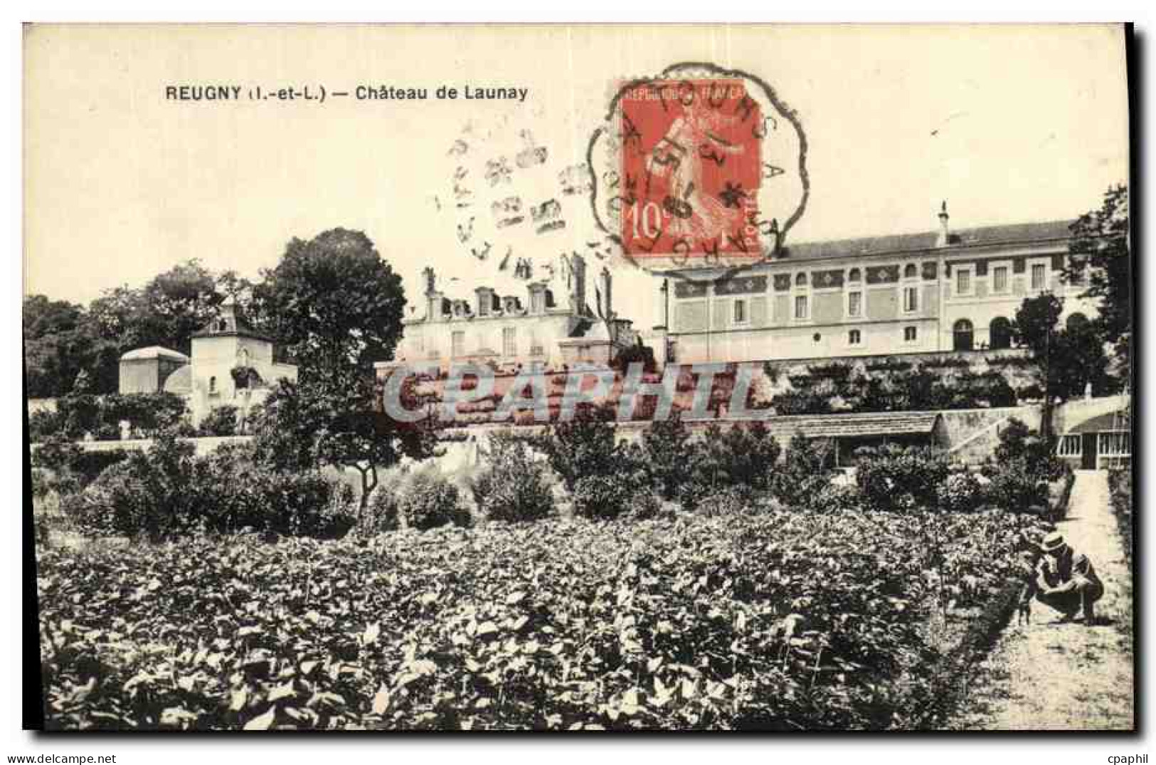 CPA Reugny Chateau de Launay