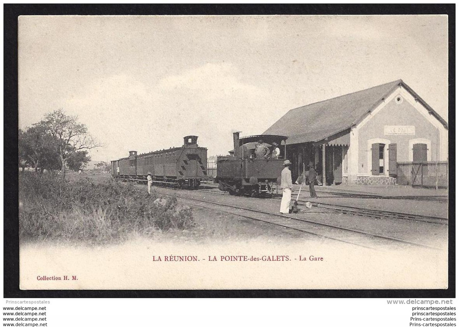 CPA Reunion La Pointe des Galets la gare