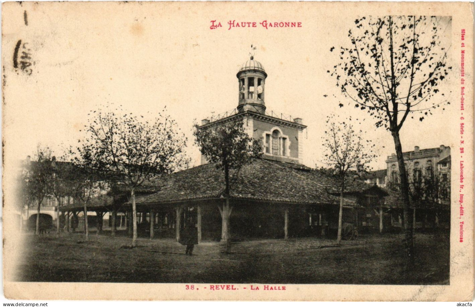 CPA REVEL - La Halle (255851)