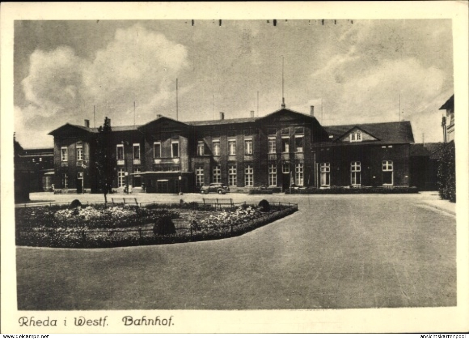 CPA Rheda Wiedenbrück in Westfalen, Bahnhof