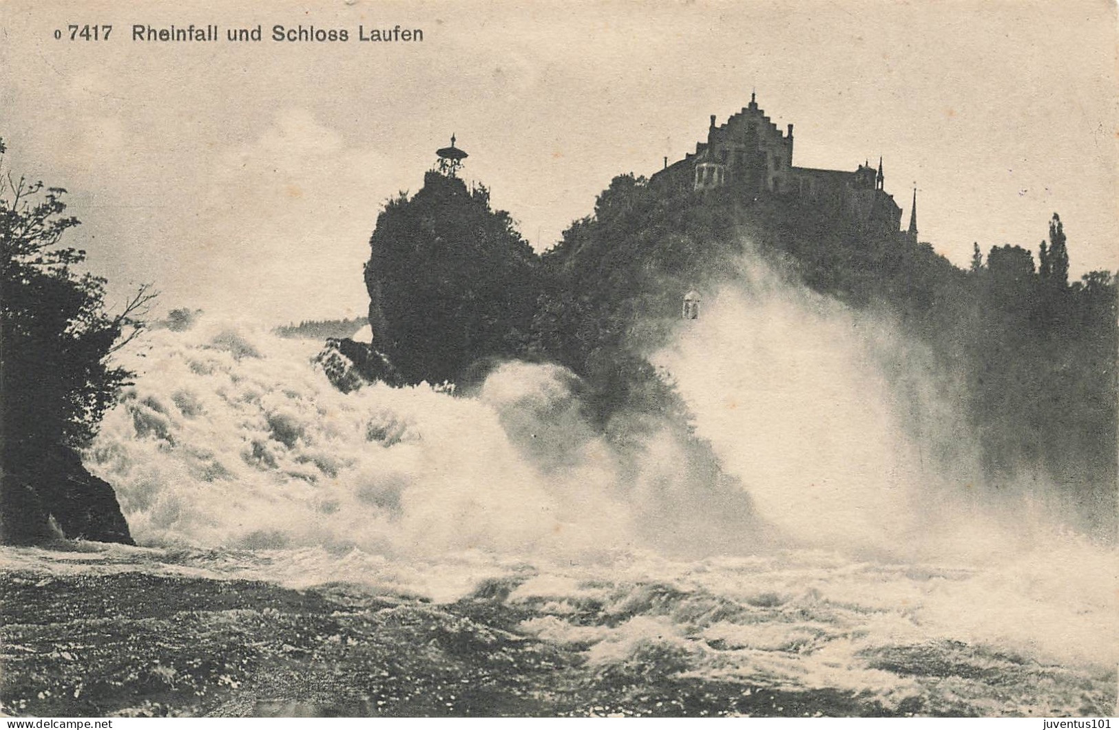 CPA Rheinfall und schloss Laufen       L2736