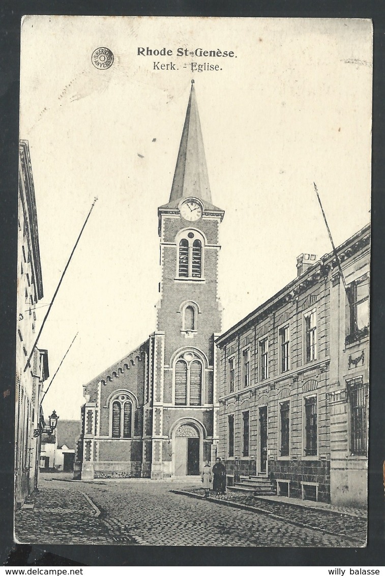 +++ CPA - RHODE ST GENESE - ST GENESIUS RODE - kERK - eGLISE  //