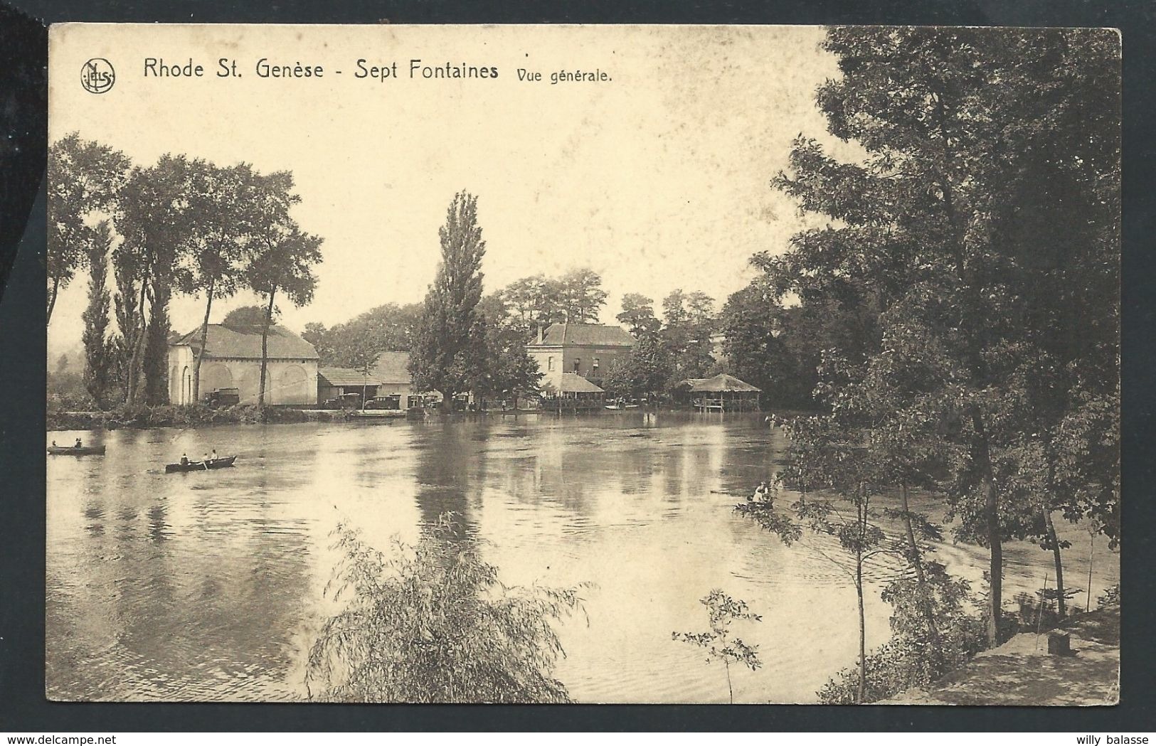 CPA - RHODE ST GENESE - ST GENESIUS RODE - Sept Fontaines - Vue générale - Nels  //