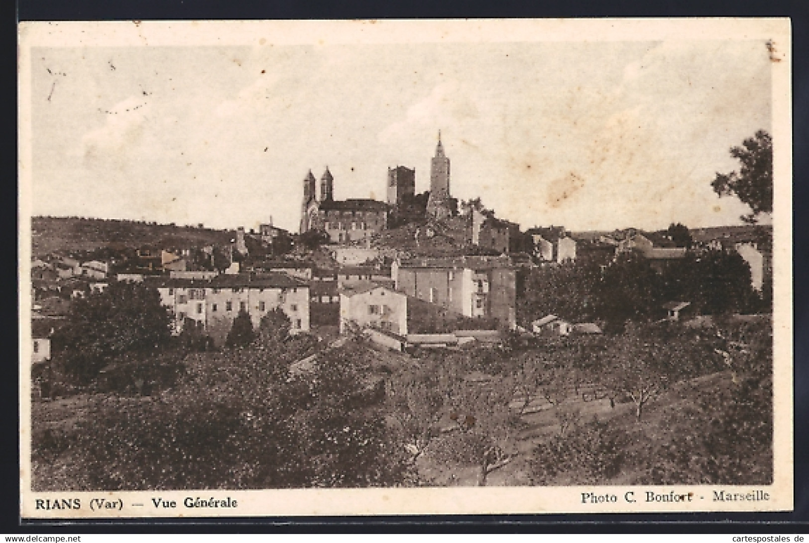 CPA Rians, Vue Générale
