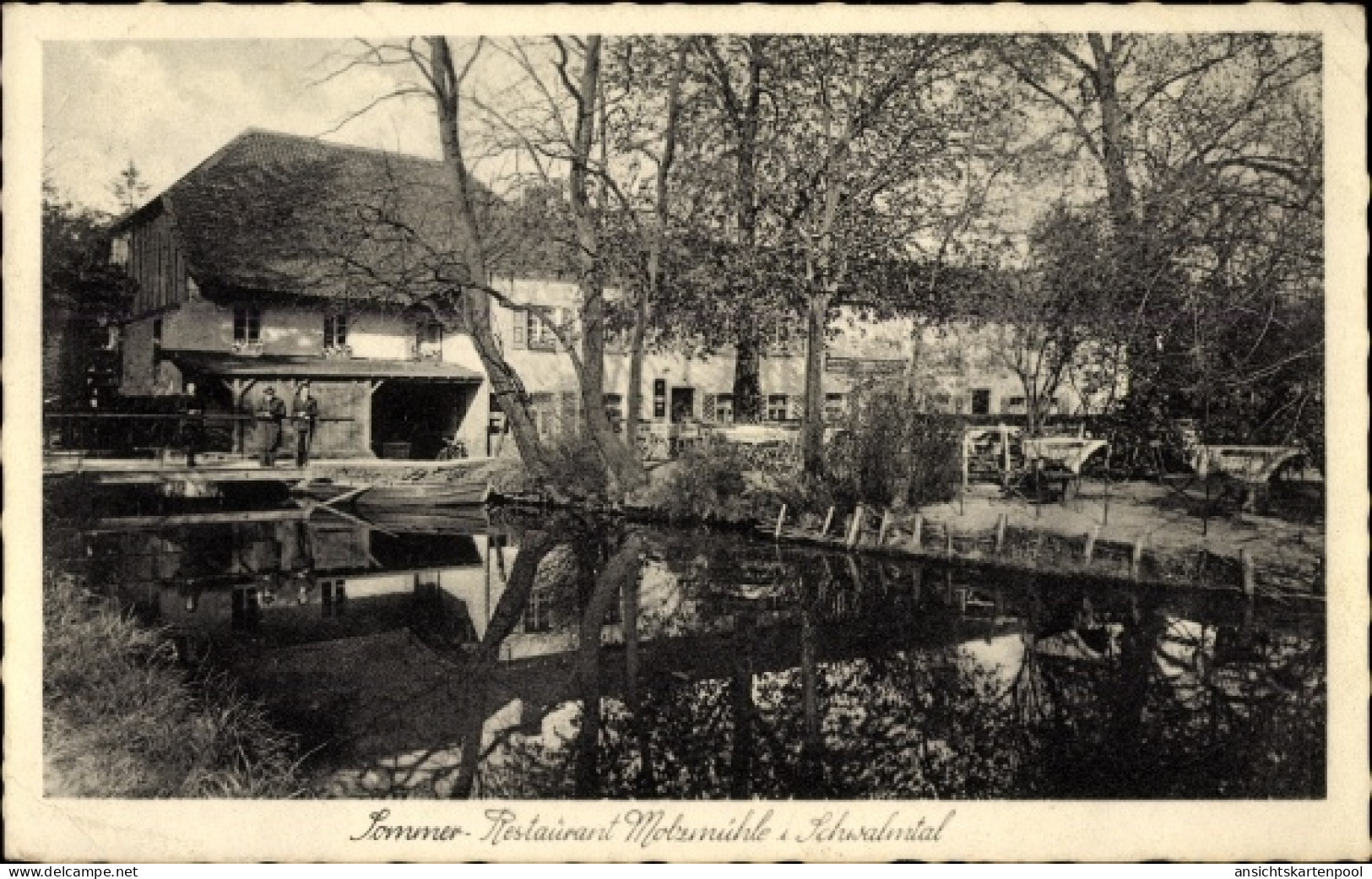 CPA Rickelrath Wegberg, Sommerrestaurant Molzmühle im Schwalmtal