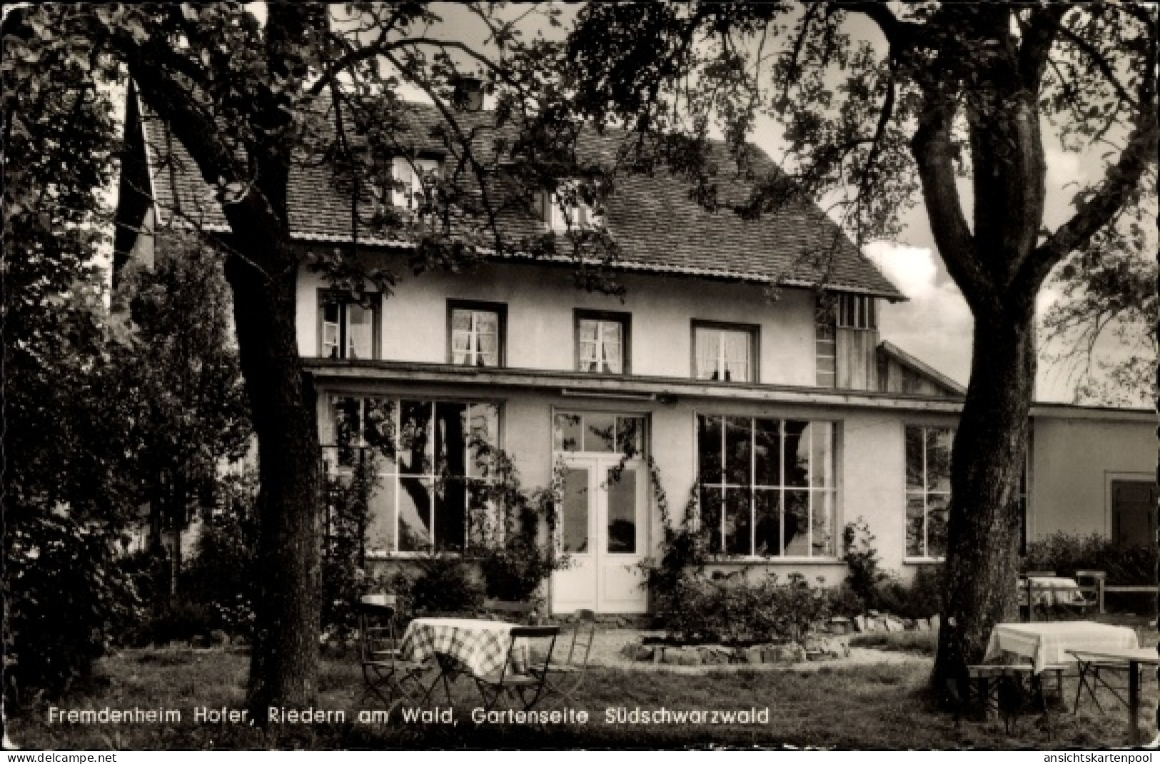 CPA Riedern am Wald Ühlingen Birkendorf Bade Württemberg, Fremdenheim Hofer