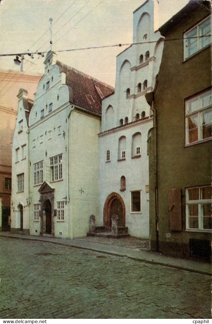 CPA Riga Dwelling houses in Maza Pils Street Lettonie