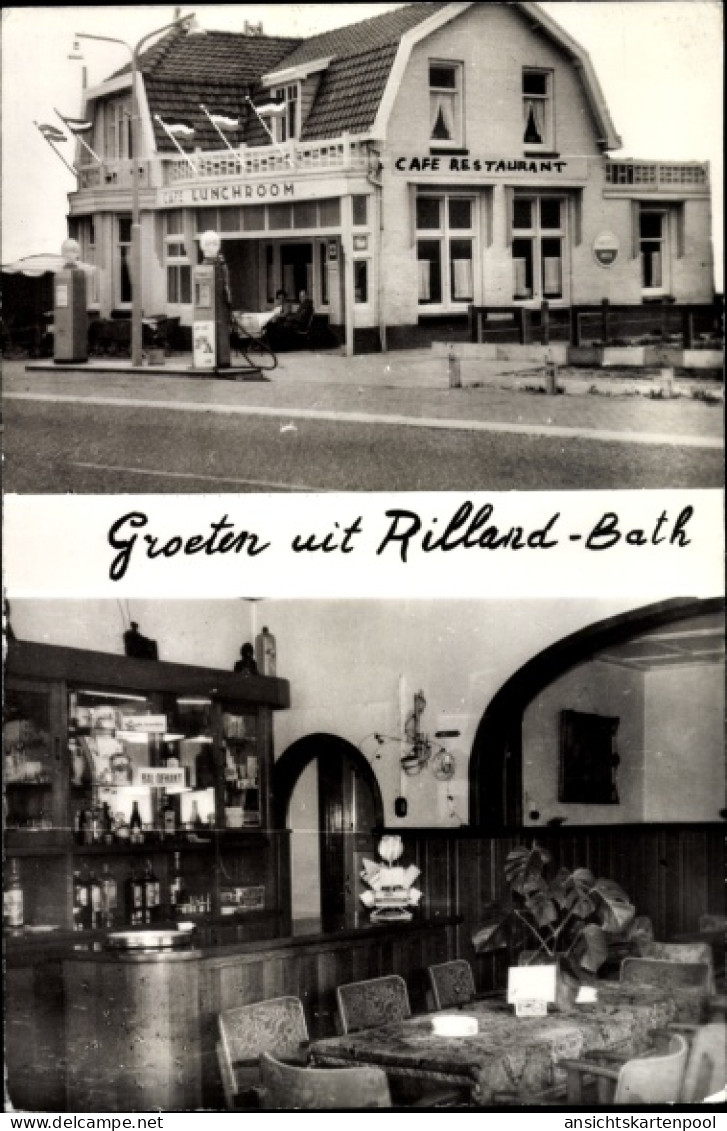 CPA Rilland Reimerswaal Zeeland Niederlande Café Restaurant van Zweden-Polderman