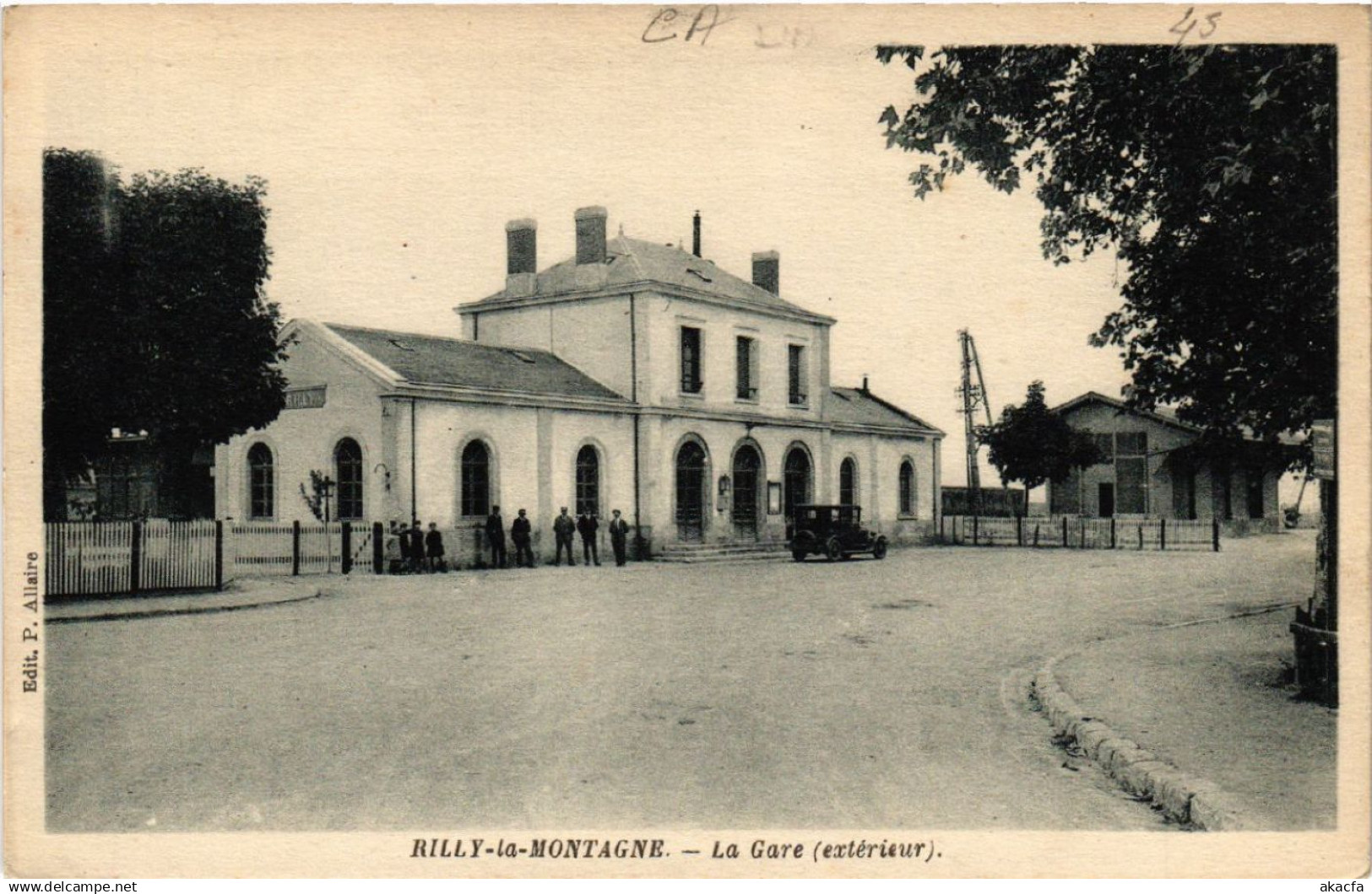 CPA RILLY-la-MONTAGNE La Gare (491788)