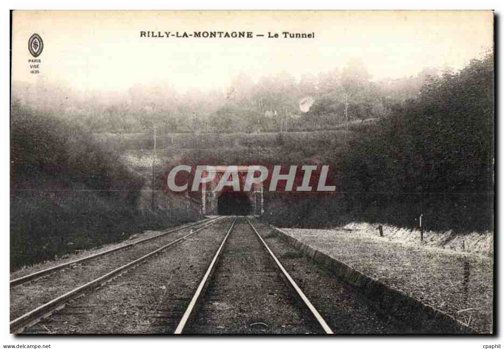 CPA Rilly La Montagne Le Tunnel