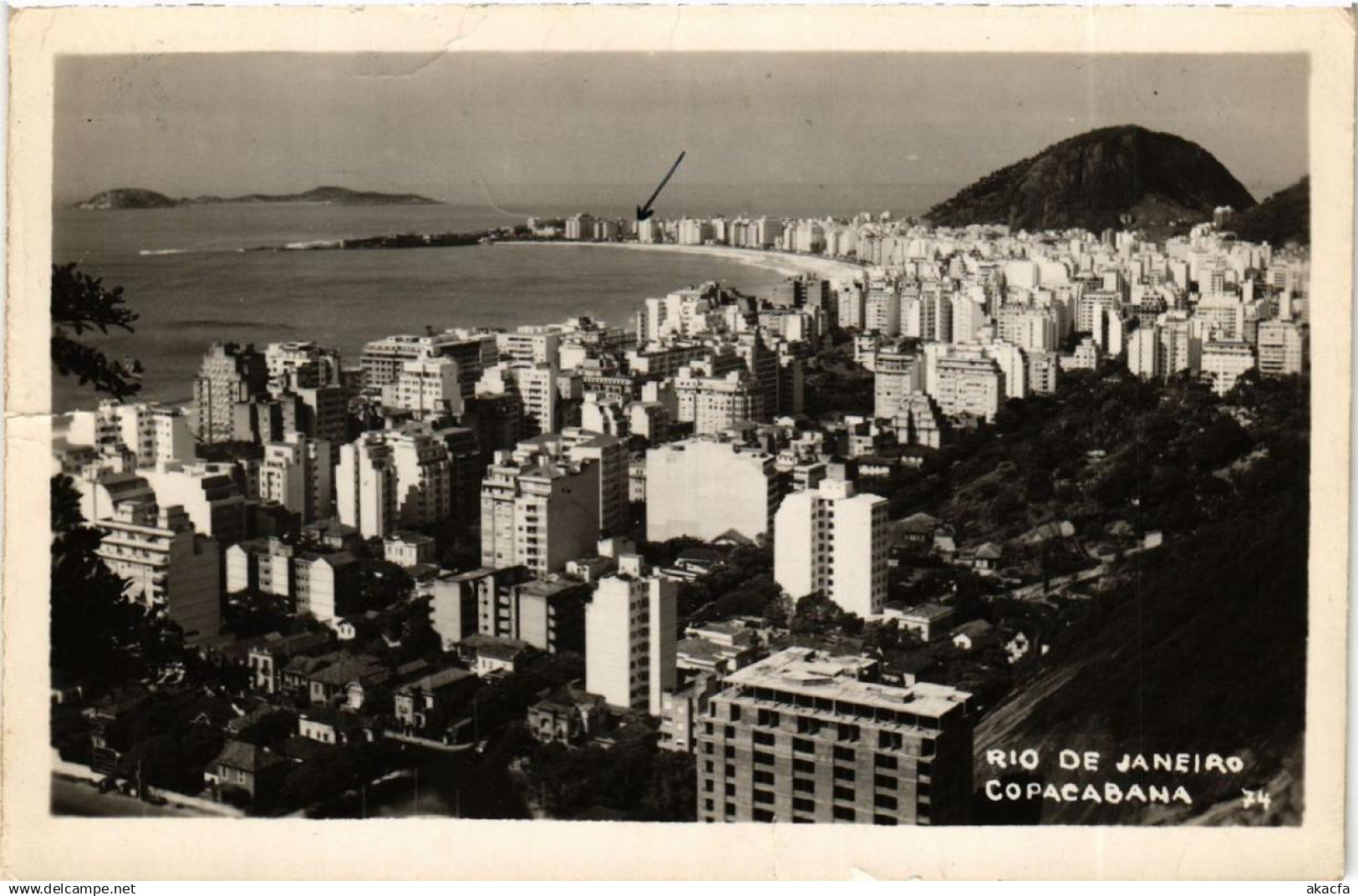 CPA RIO DE JANEIRO Copacabana BRAZIL (621780)