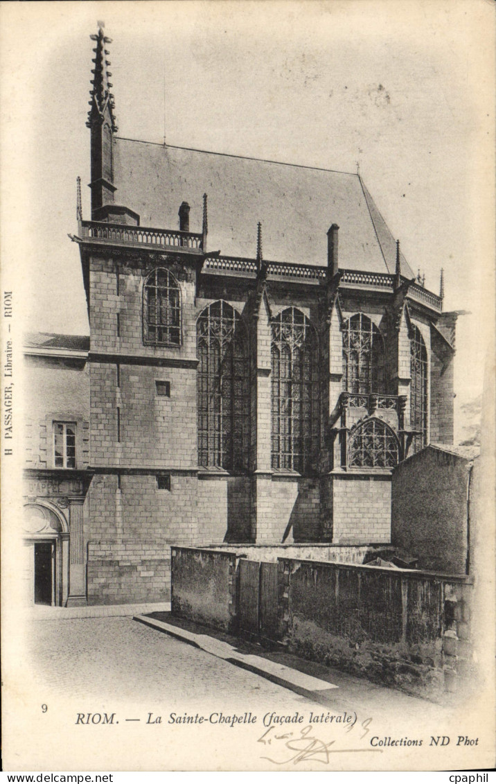 CPA Riom La Sainte Chapelle