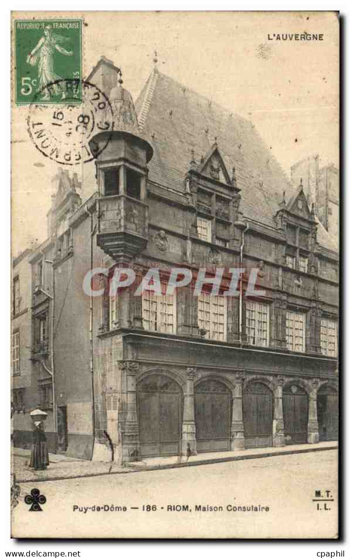 CPA Riom Maison Consulaire