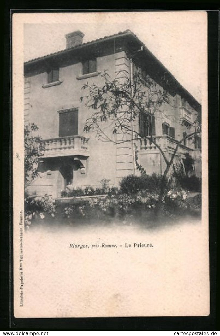 CPA Riorges, Le Prieure, la facade