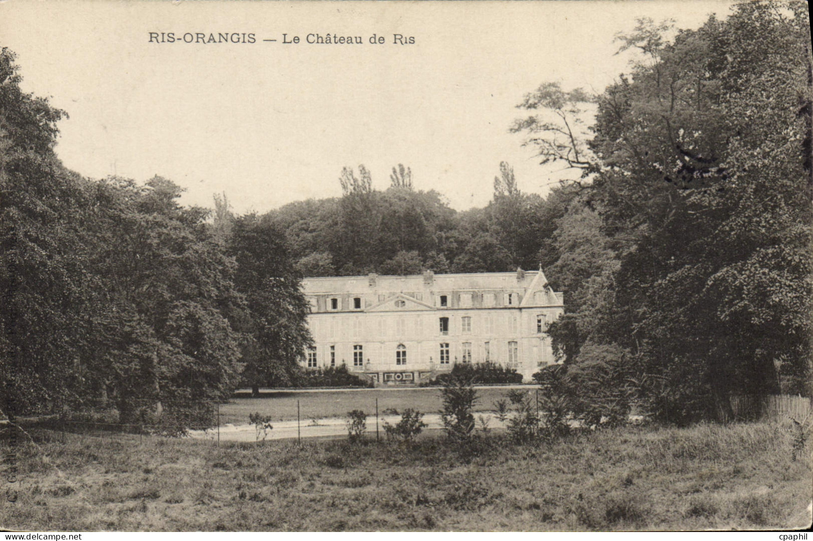 CPA Ris Orangis Le Chateau De Ris