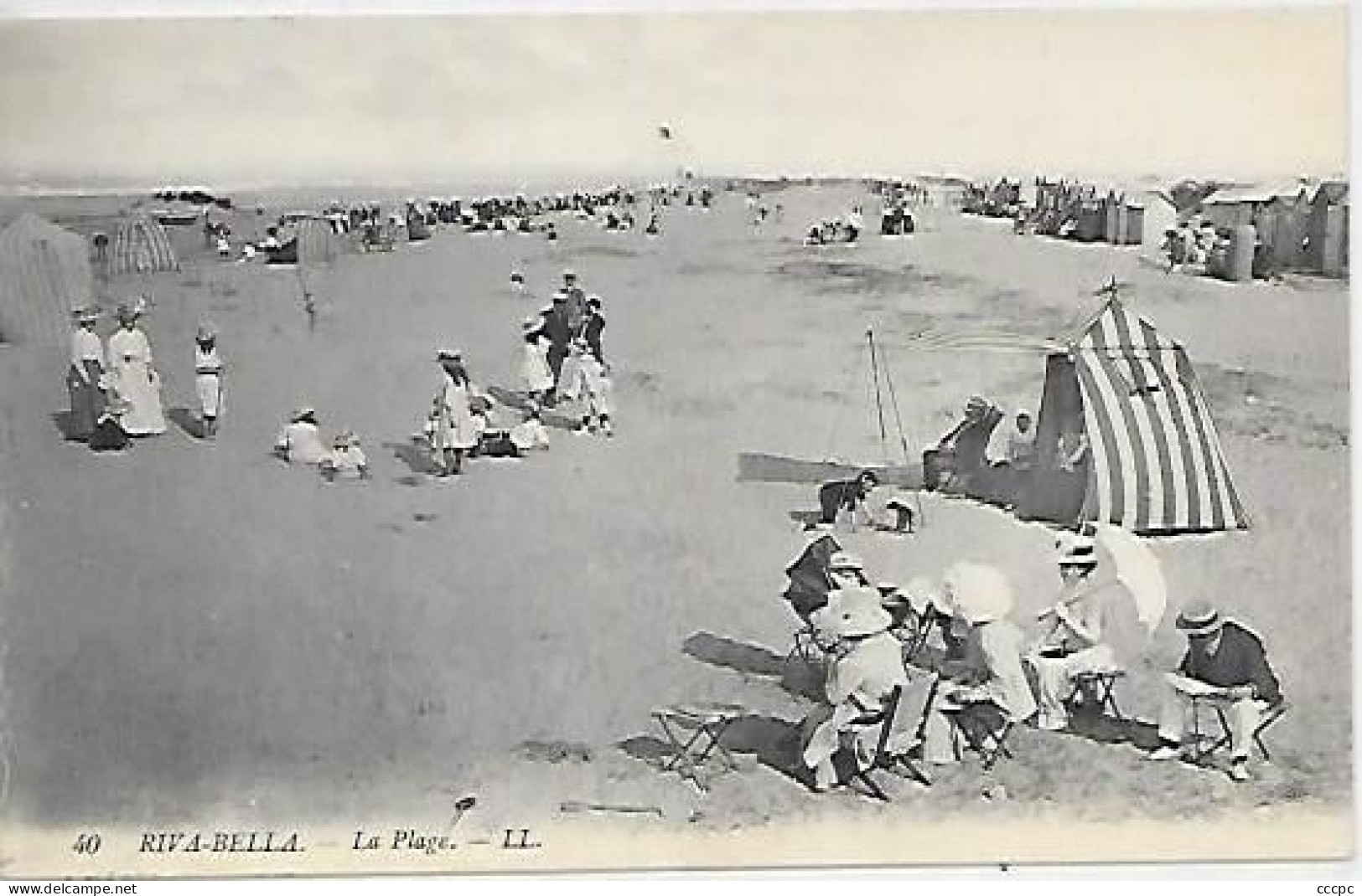 CPA Riva-Bella La Plage