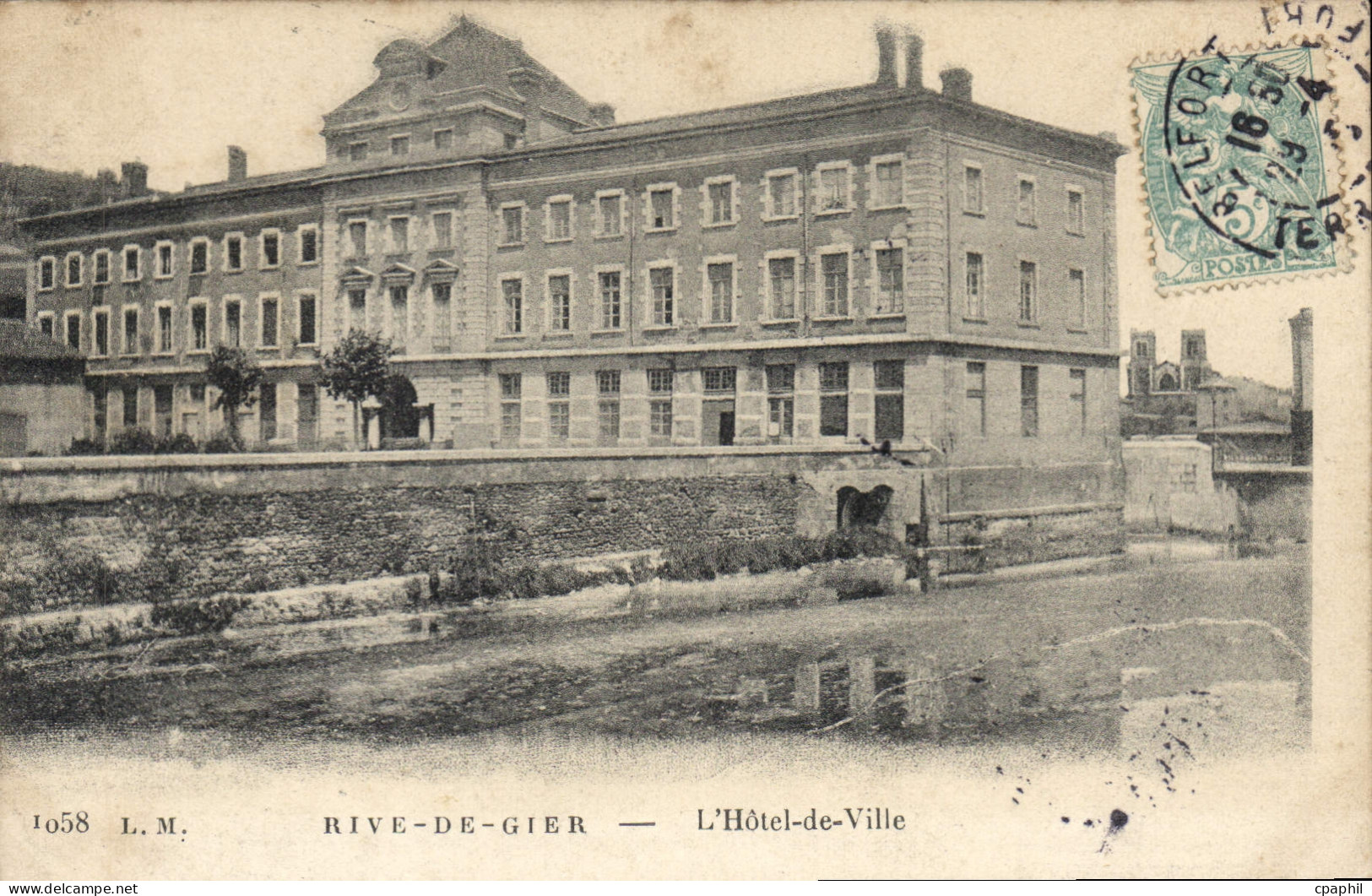 CPA Rive de Gier L'Hotel de Ville