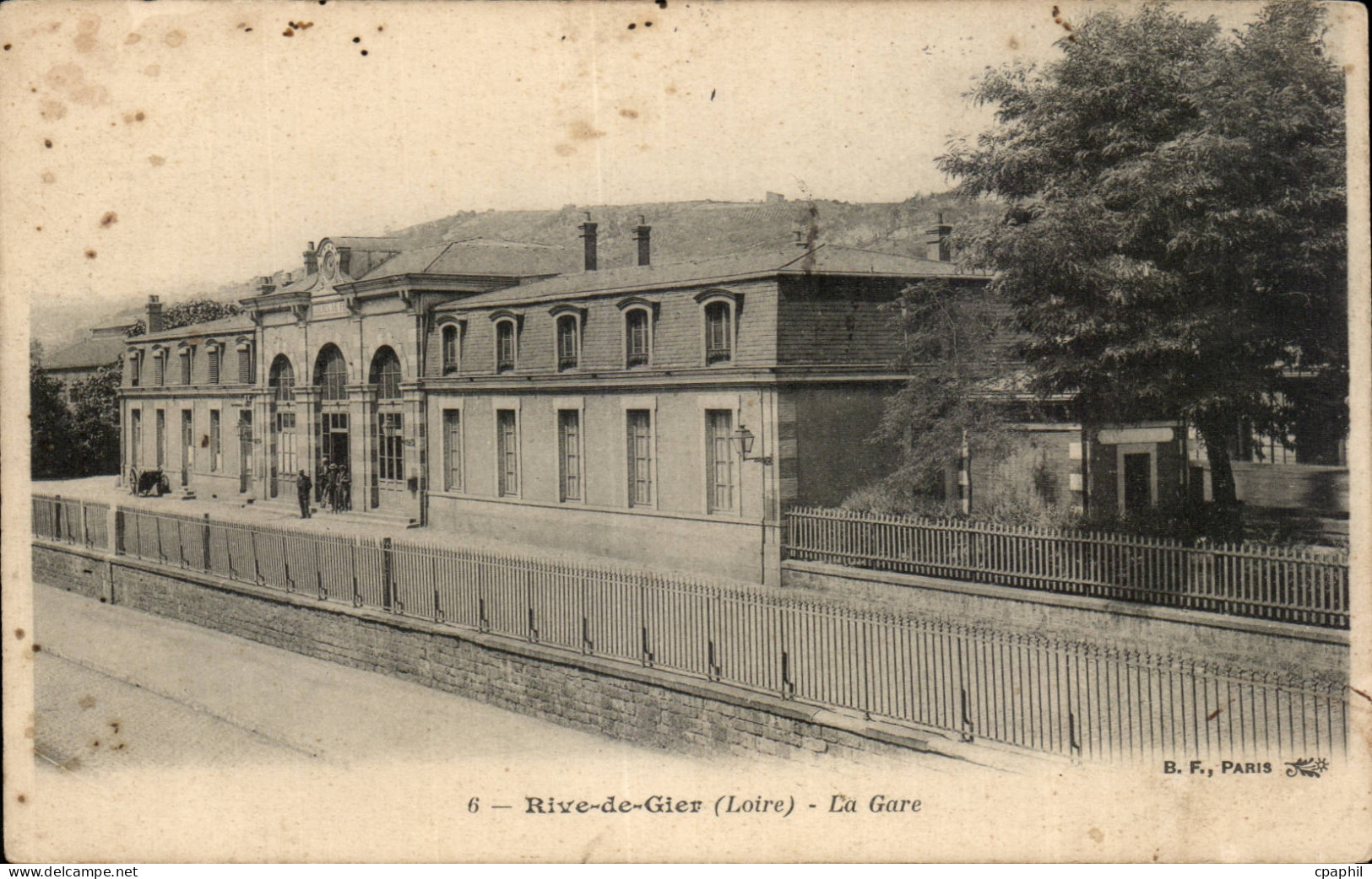 CPA Rive de Gier La gare
