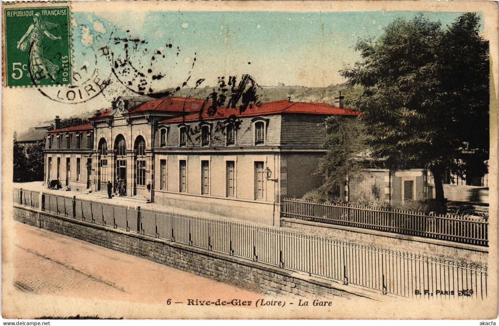 CPA Rive-de-Gier La Gare Railway (1279602)