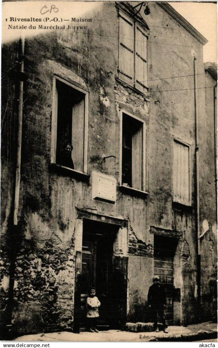 CPA RIVESALTES Maison Natale du Maréchal Joffre (680873)