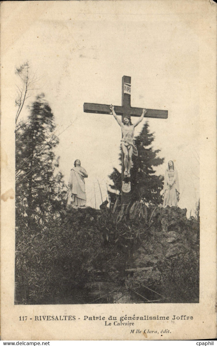 CPA Rivesaltes Patrie Du Generalissime Joffre calvaire