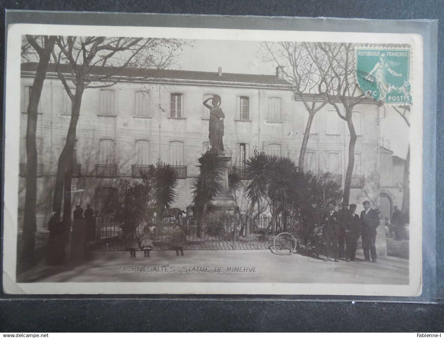 CPA - Rivesaltes - Statue de Minerve