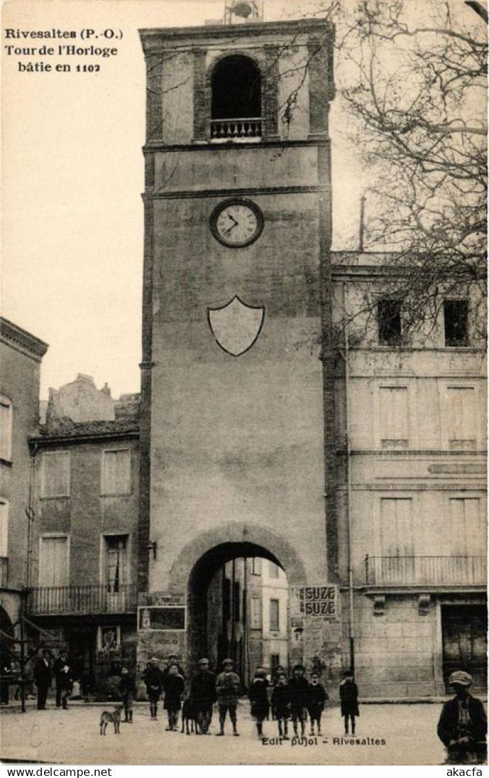 CPA RIVESALTES Tour de l'Horloge (680874)