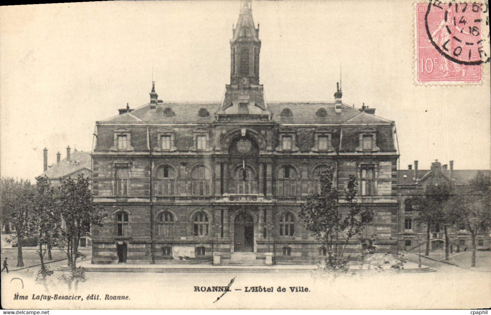 CPA Roanne L'Hotel de Ville
