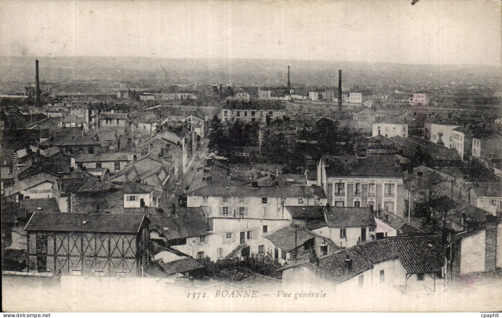 CPA Roanne vue generale